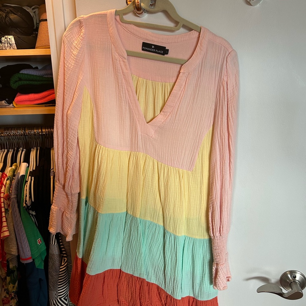 Pomander Place Color Block Dress